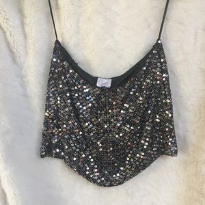 Parker Sequin Mini Skirt.